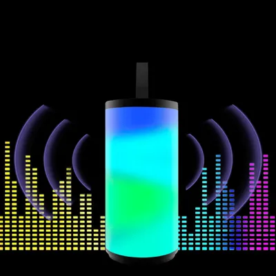 Cool Bluetooth Speaker With LED Light Cool Bluetooth Speaker With LED Light
