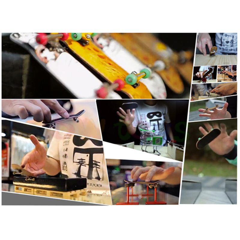 Cool Designs Mini Finger Skateboards (2Pcs)