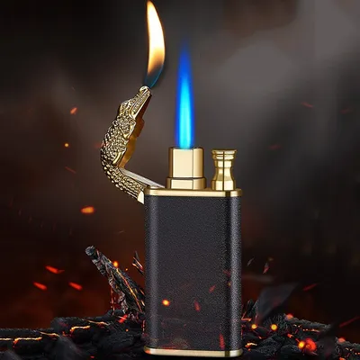 Cool Dual Flame Crocodile Lighter Cool Dual Flame Crocodile Lighter