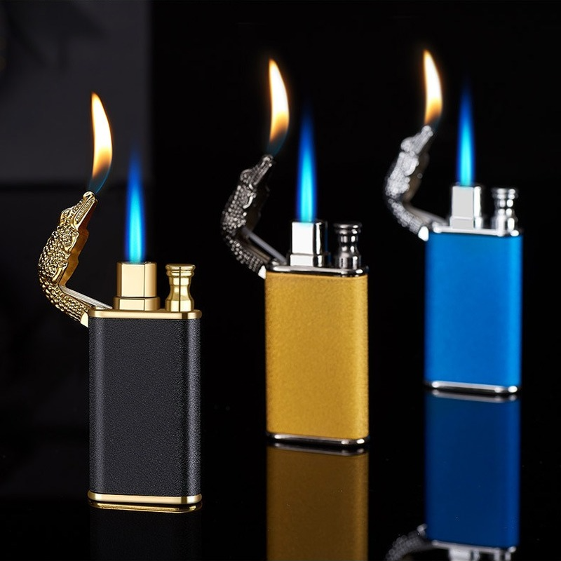 Cool Dual Flame Crocodile Lighter Cool Dual Flame Crocodile Lighter