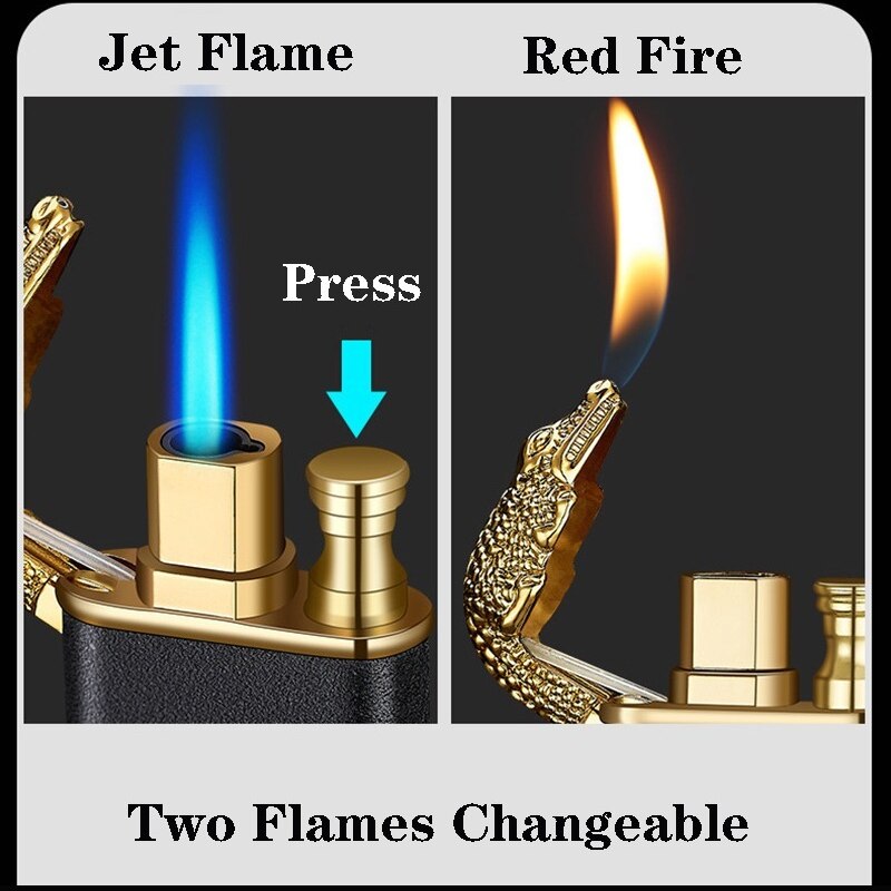 Cool Dual Flame Crocodile Lighter Cool Dual Flame Crocodile Lighter