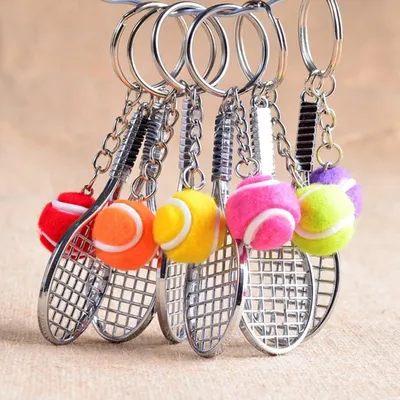 Cool Keyrings Mini Tennis Keychains
