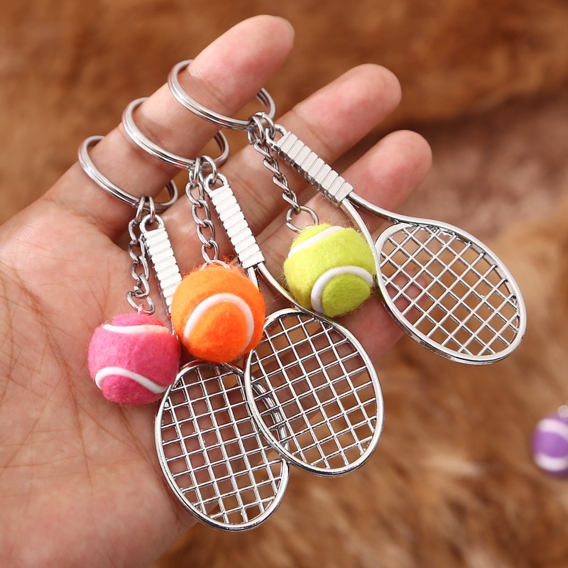 Cool Keyrings Mini Tennis Keychains