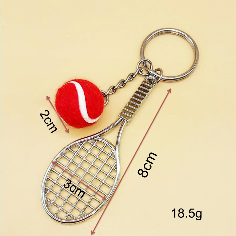Cool Keyrings Mini Tennis Keychains