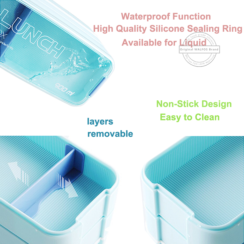 Cool Lunch Boxes 3-Layer Lunch Containers