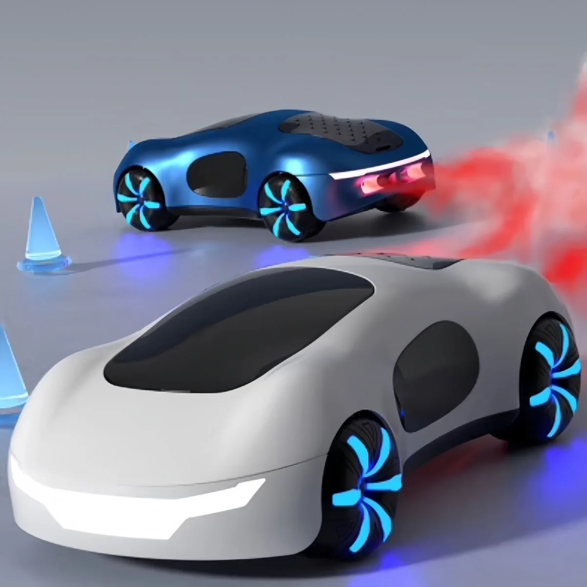 Cool Sports Car: Dual Spray, Sound & Lights | 4WD Sci-Fi Concept RC Car for Kids Cool Sports Car: Dual Spray, Sound & Lights | 4WD Sci-Fi Concept RC Car for Kids