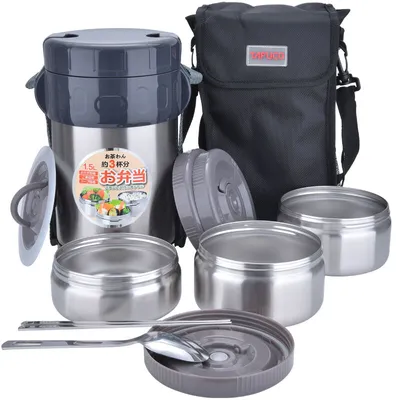 Cool Stainless Steel Compartment Bento Insulated Lunch Box Cool Stainless Steel Compartment Bento Insulated Lunch Box