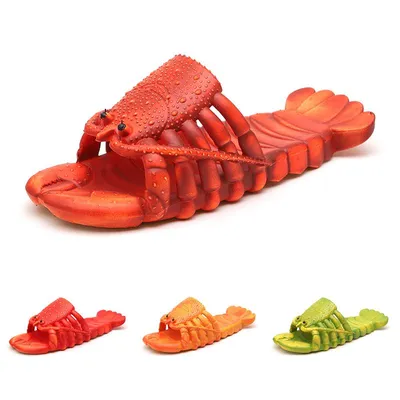 Cool Summer Lobster Slippers Cool Summer Lobster Slippers