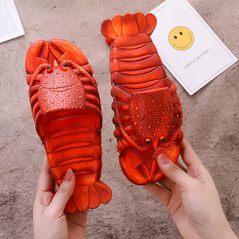 Cool Summer Lobster Slippers Cool Summer Lobster Slippers