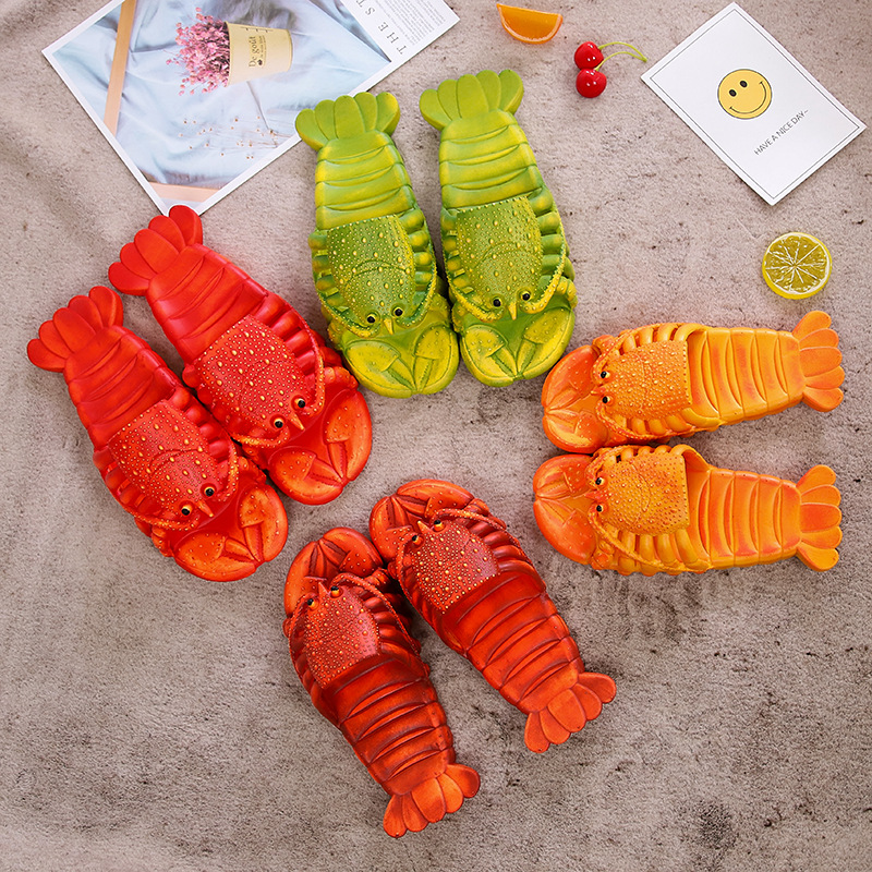 Cool Summer Lobster Slippers Cool Summer Lobster Slippers
