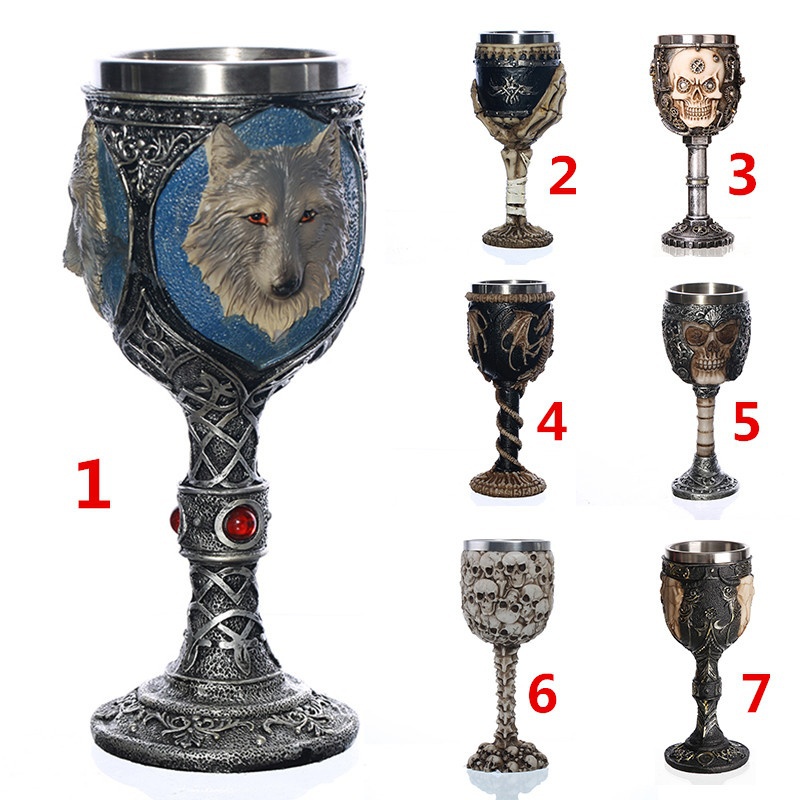 Cool Unique Decorative Stainless Steel Wine Goblet Cool Unique Decorative Stainless Steel Wine Goblet