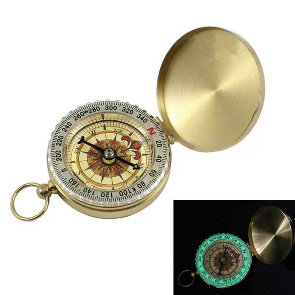 Copper Pocket Navigation Compass Copper Pocket Navigation Compass