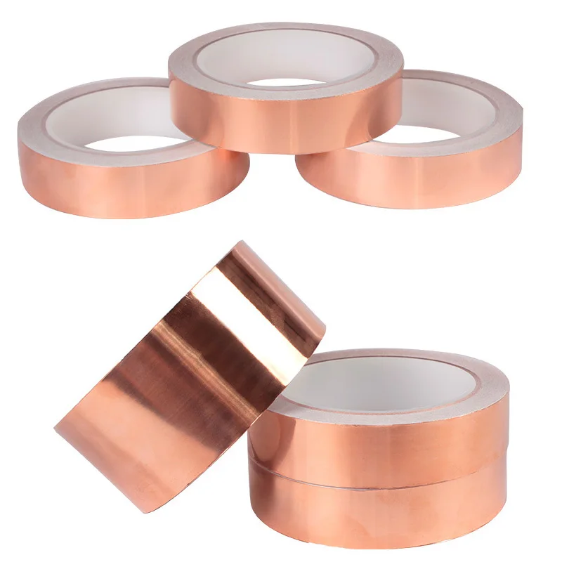 Copper Tape EMI Shielding Foil Double Side DIY Conductive Repair Adhesive Snail Tape