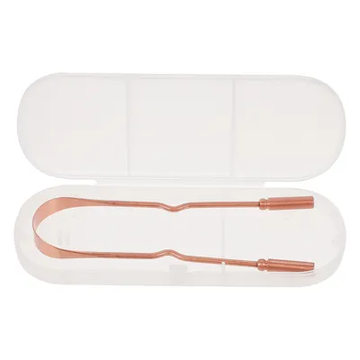 Copper Tongue Cleaner with Case Copper Tongue Cleaner with Case