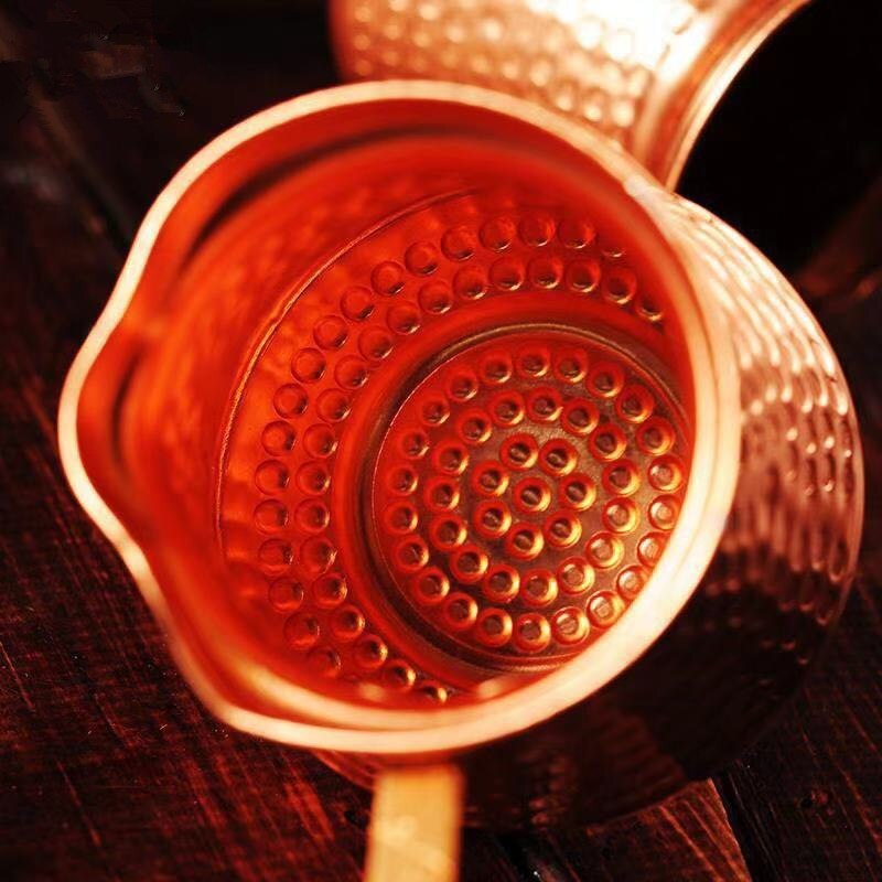 Copper Turkish Coffee Pot with Handle