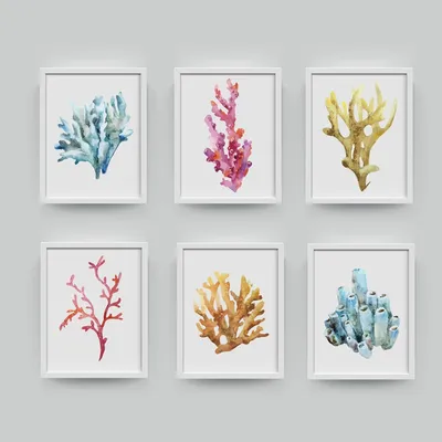 Corals Wall Art Painting