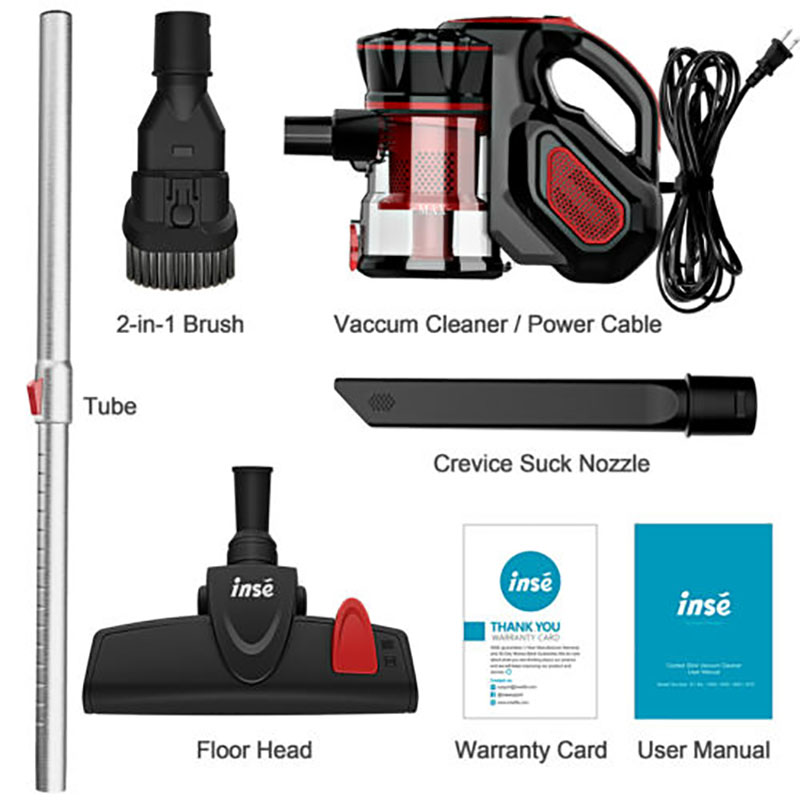 Corded Vacuum Cleaners 18Kpa Powerful Suction 600W Motor 4 in 1 stick Handheld Vaccum Cleaner for Home Pet Hair Carpet Corded Vacuum Cleaners 18Kpa Powerful Suction 600W Motor 4 in 1 stick Handheld Vaccum Cleaner for Home Pet Hair Carpet