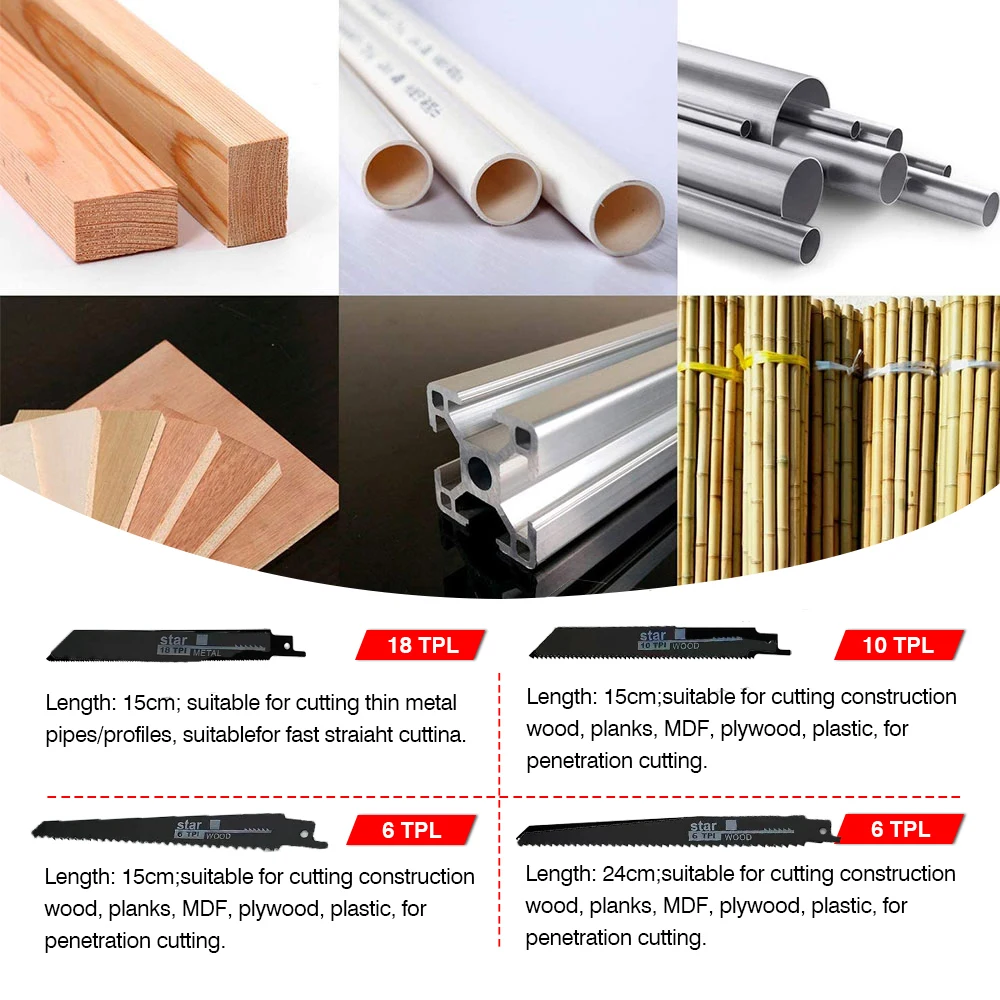 Cordless Electric Reciprocating Saw Wood Metal Cutting Saw Lithium Battery Saber Saw Portable Saw Power Tool For Makita Cordless Electric Reciprocating Saw Wood Metal Cutting Saw Lithium Battery Saber Saw Portable Saw Power Tool For Makita