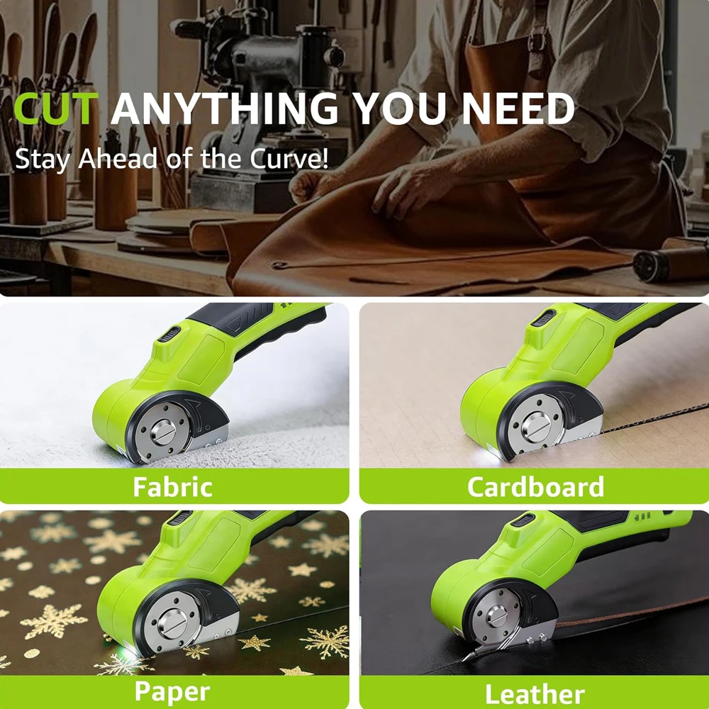 Cordless Electric Scissors 4V Rechargeable Box Cutter Powerful Cutter for Carpet & Cardboard Cutter Tool with LED Light Cordless Electric Scissors 4V Rechargeable Box Cutter Powerful Cutter for Carpet & Cardboard Cutter Tool with LED Light