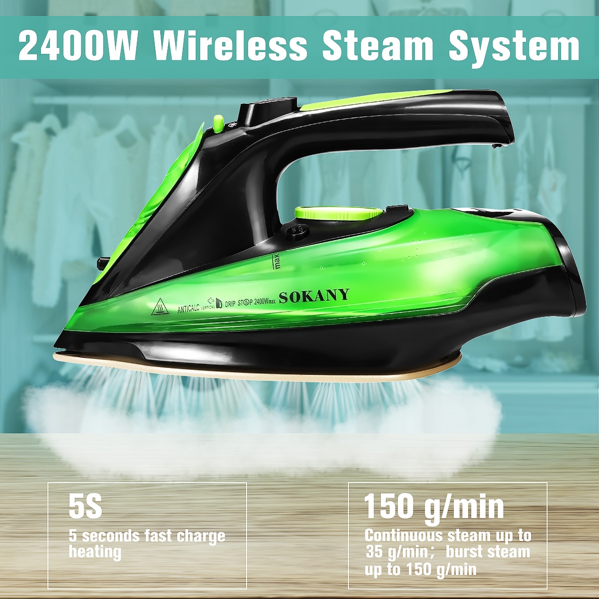 Cordless Iron Portable Clothes Steamer Cordless Iron Portable Clothes Steamer