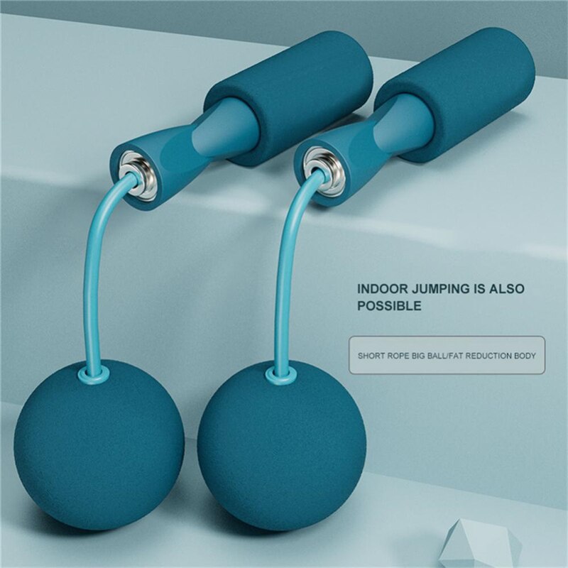 Cordless Jump Rope With Heavy Balls Sports Fitness Training Bodybuilding Exercise Rapid Speed Skipping Rope Home Gym