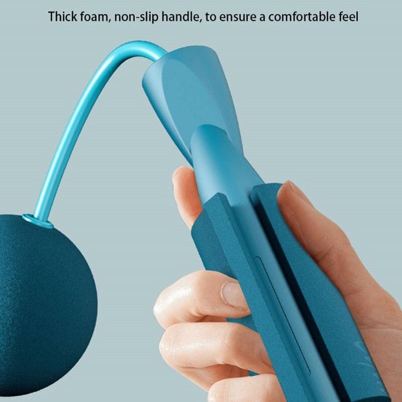 Cordless Jump Rope With Heavy Balls Sports Fitness Training Bodybuilding Exercise Rapid Speed Skipping Rope Home Gym