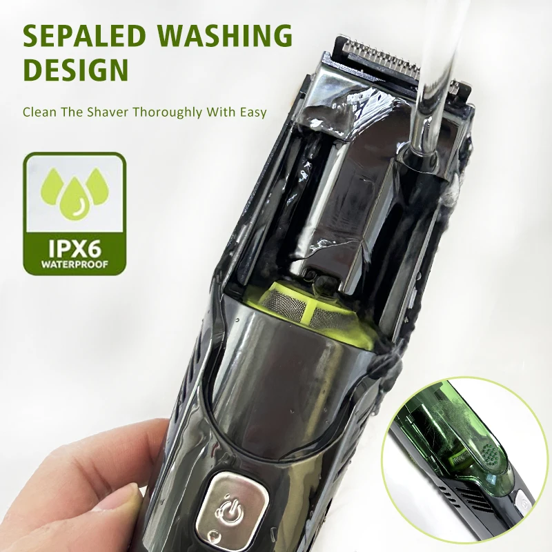Cordless Men Beard Trimmer Rechargeable Electric Shaver with 20 Trim Built-in Vacuum Clipper for Mustache Sideburns Cordless Men Beard Trimmer Rechargeable Electric Shaver with 20 Trim Built-in Vacuum Clipper for Mustache Sideburns
