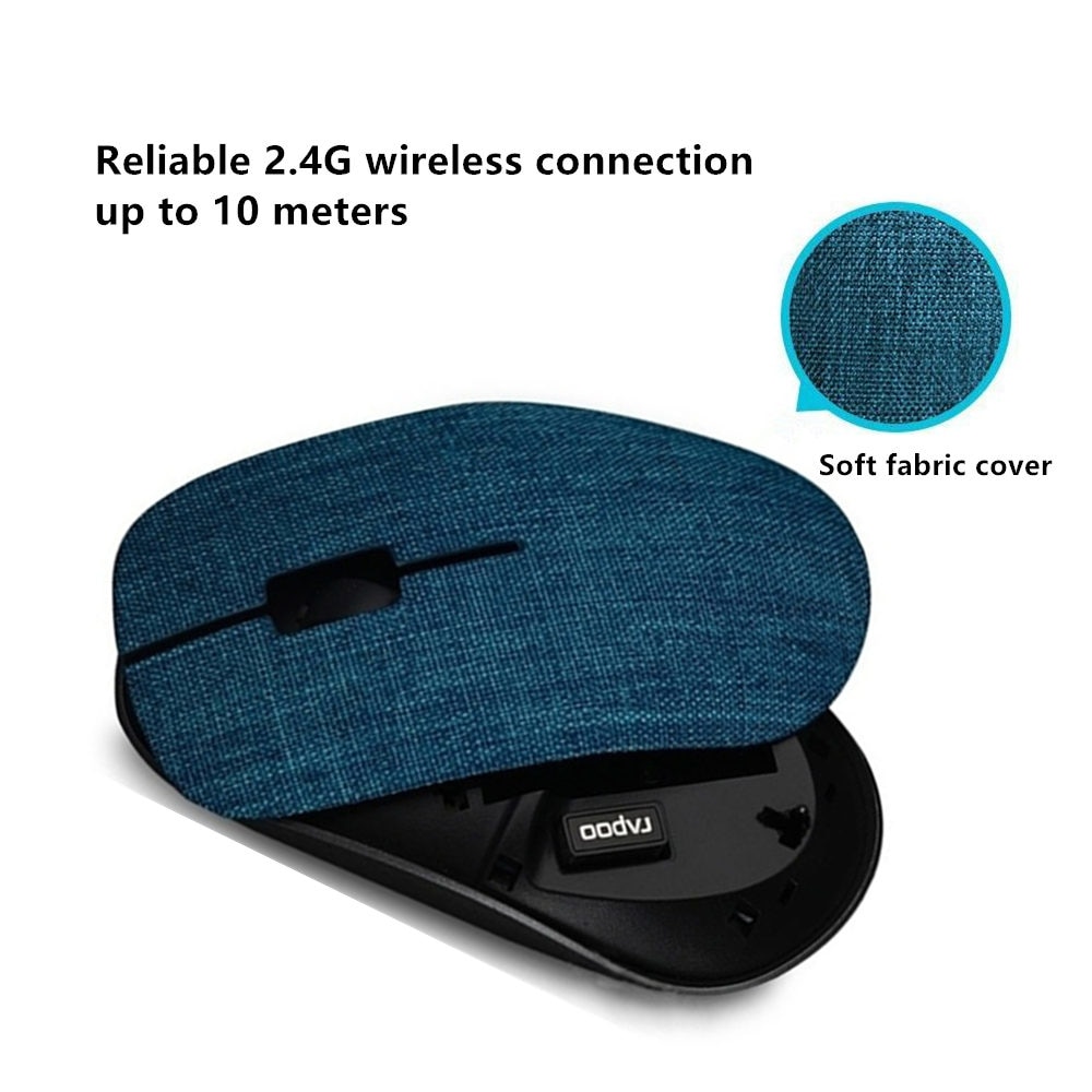 Cordless Mouse Fabric-Covered Accessory Cordless Mouse Fabric-Covered Accessory