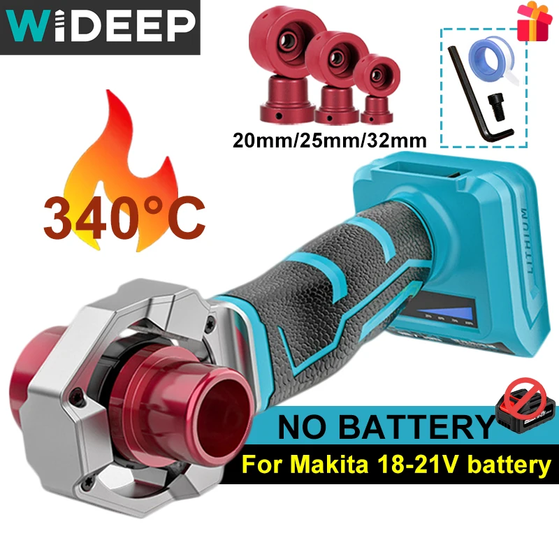 Cordless Pipe Welding Machine PPR Pipe Soldering Plastic Welding Tube Heating Hot Melt For Makita 18V Battery