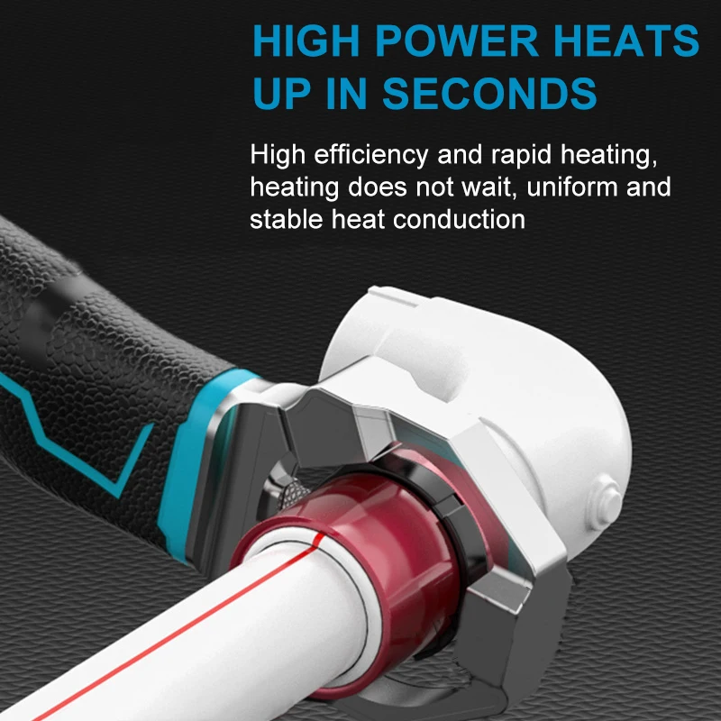 Cordless Pipe Welding Machine PPR Pipe Soldering Plastic Welding Tube Heating Hot Melt For Makita 18V Battery