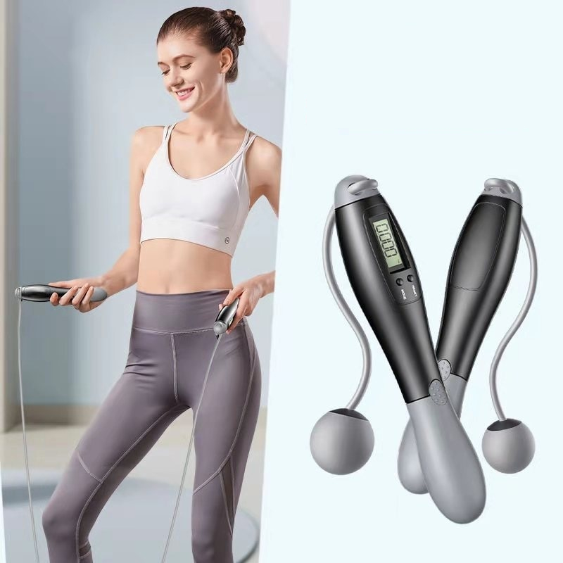 Cordless Skipping Rope with LCD and Counter (2 pcs)