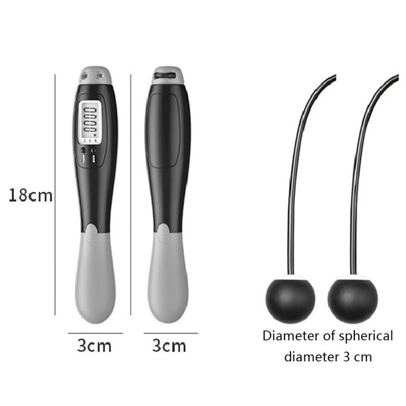 Cordless Skipping Rope with LCD and Counter (2 pcs) Cordless Skipping Rope with LCD and Counter (2 pcs)