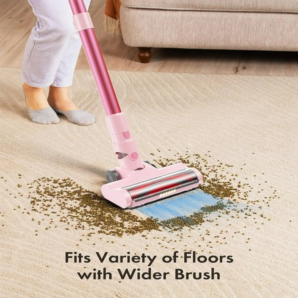 Cordless Vacuum Cleaner,23KPa 48mins Powerful Suction Vacuum LED Display,Lightweight Stick for HardFloor/Carpet/Pet Hair