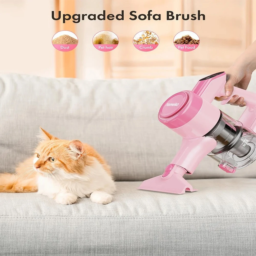 Cordless Vacuum Cleaner,23KPa 48mins Powerful Suction Vacuum LED Display,Lightweight Stick for HardFloor/Carpet/Pet Hair