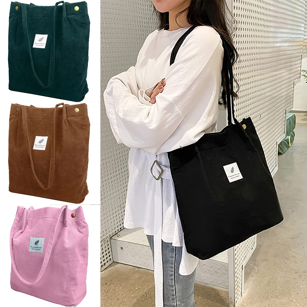 Corduroy Tote Bag for Women Corduroy Tote Bag for Women