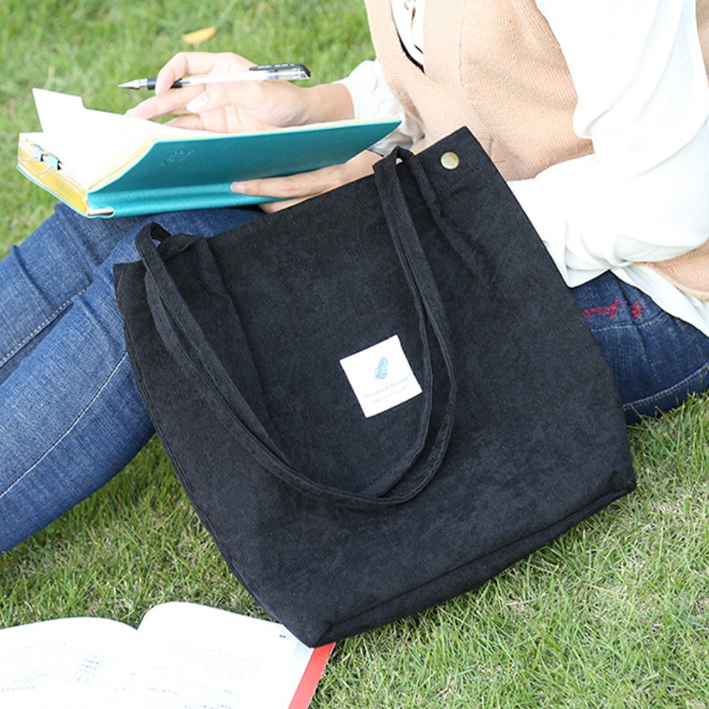 Corduroy Tote Bag for Women