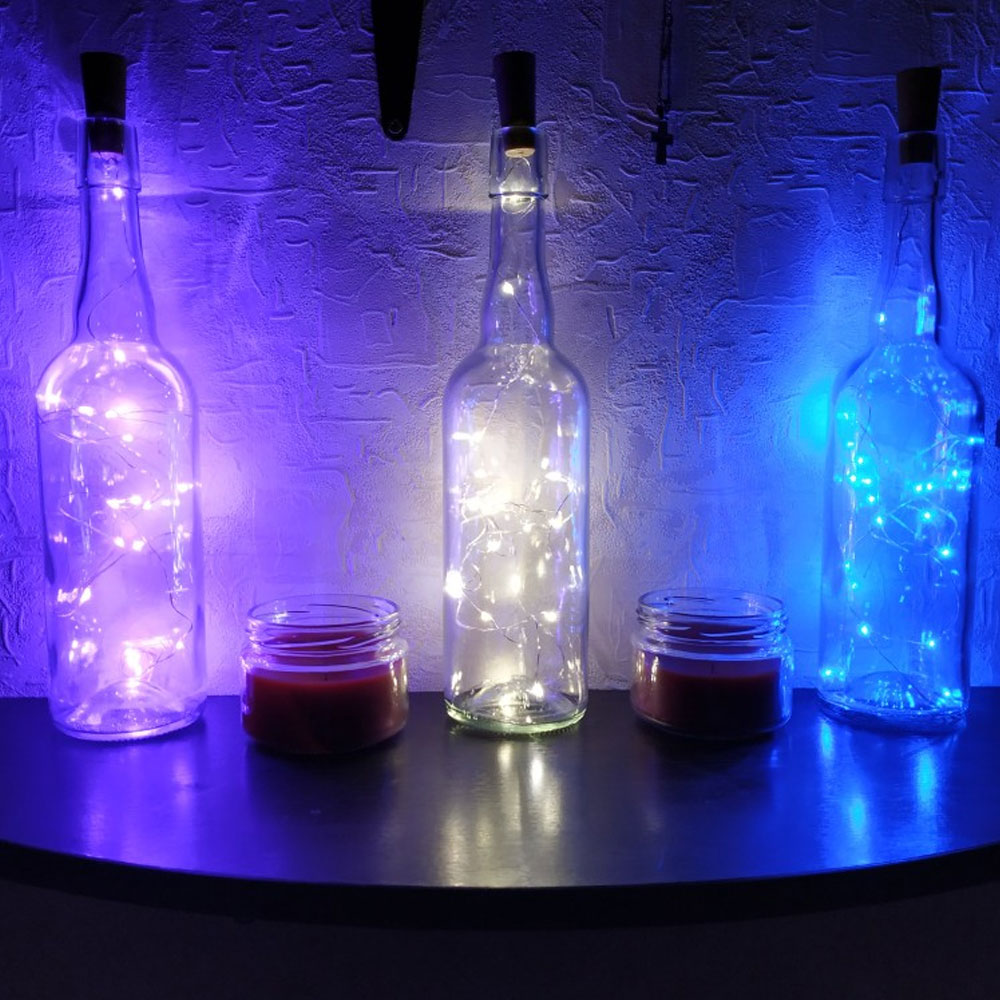 Cork Bottle Light Solar LED Decor Cork Bottle Light Solar LED Decor