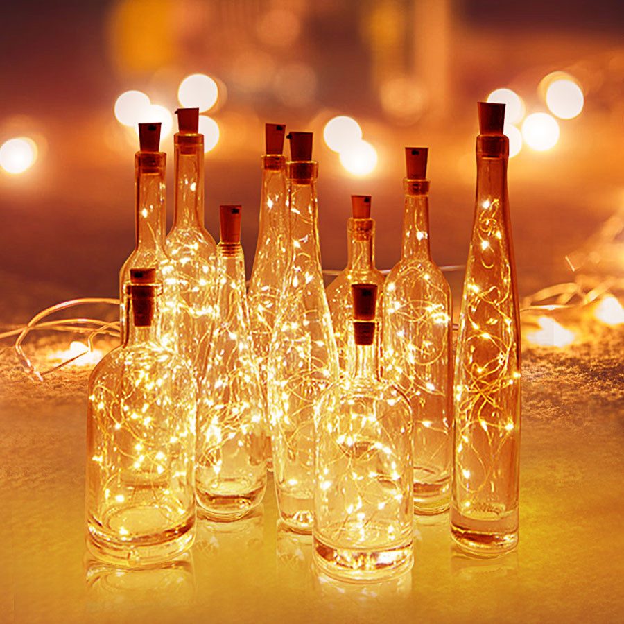 Cork Lights Bottle Fairy Lights Decor Cork Lights Bottle Fairy Lights Decor