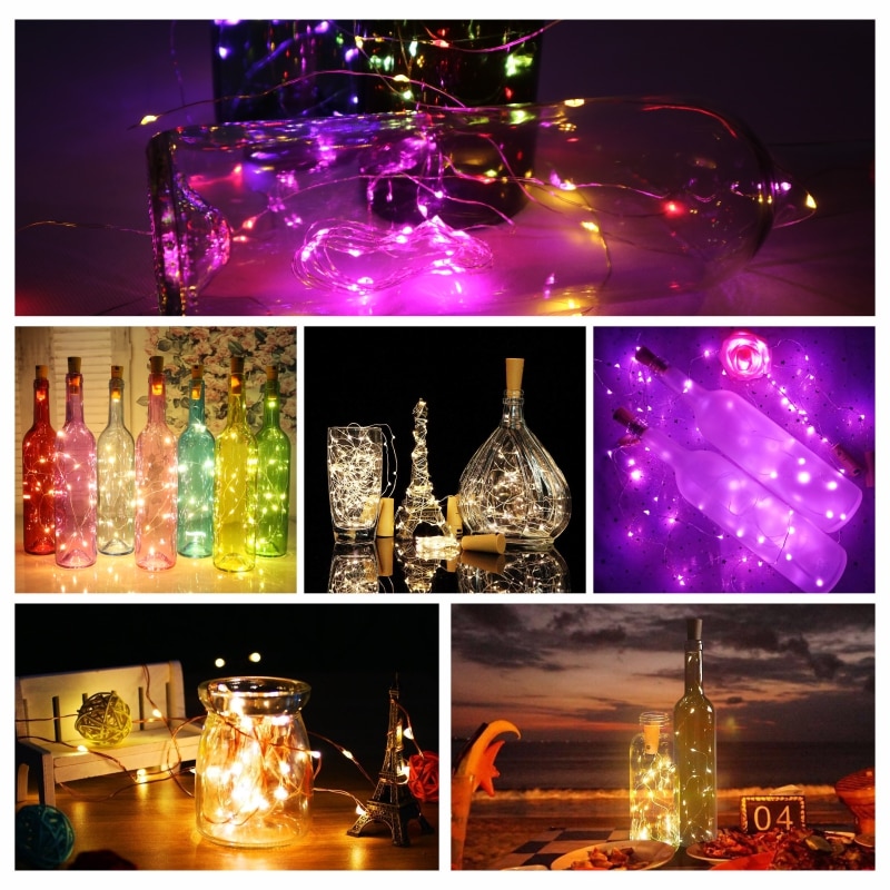 Cork Shape Wine Bottle Fairy Lights Cork Shape Wine Bottle Fairy Lights