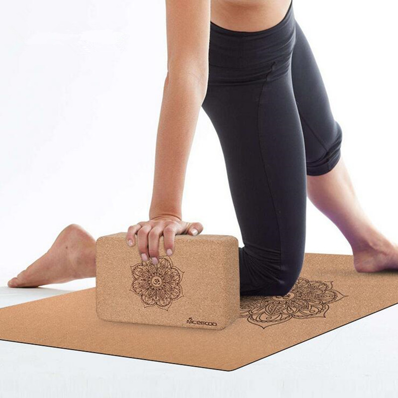 Cork Yoga Block Fitness Equipment (2 pcs) Cork Yoga Block Fitness Equipment (2 pcs)