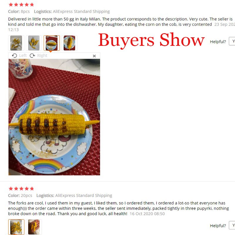 Corn Cob Holder Barbecue Tools (20 pcs)