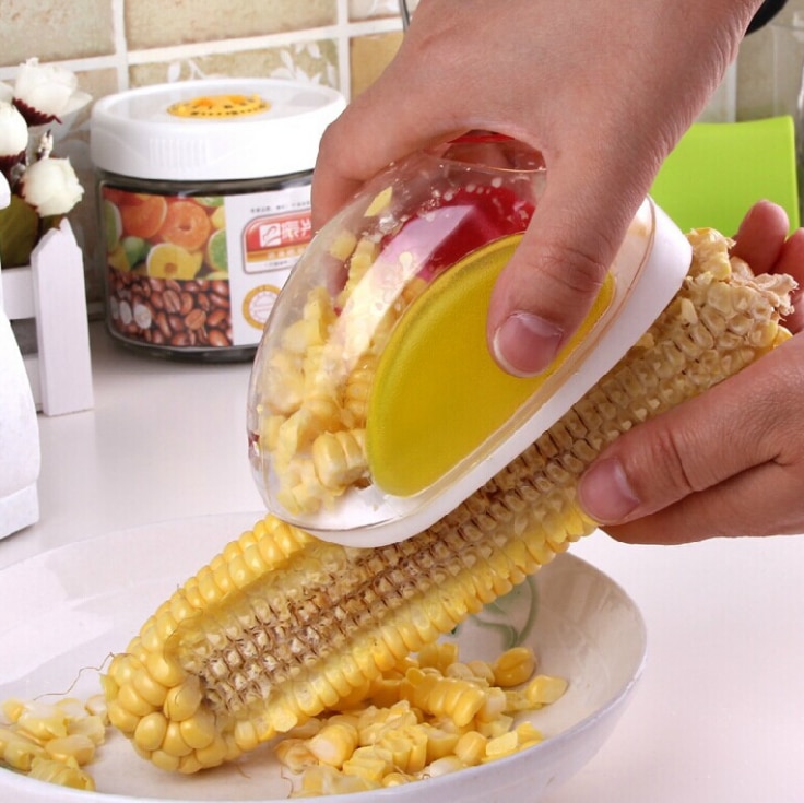 Corn Peeler Kitchen Corn Cob Cutter