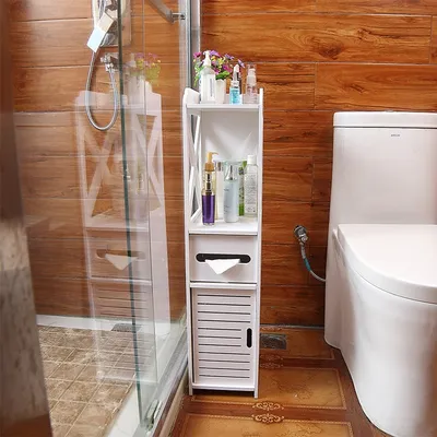 Corner Bathroom Cabinet Storage Organizer