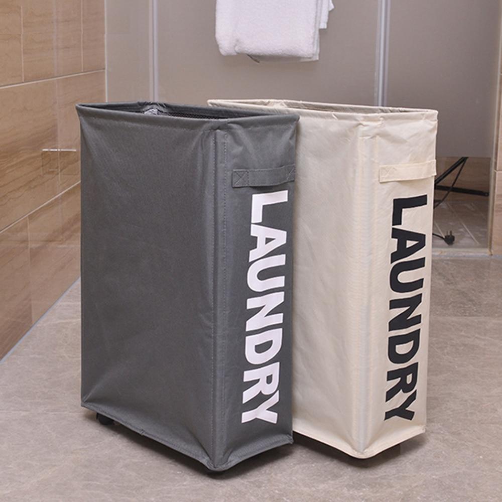 Corner Laundry Bin with Wheels Corner Laundry Bin with Wheels