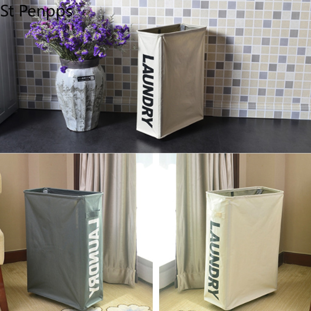 Corner Laundry Bin with Wheels Corner Laundry Bin with Wheels