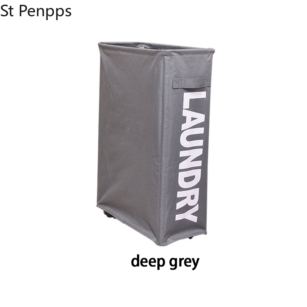 Corner Laundry Bin with Wheels Corner Laundry Bin with Wheels