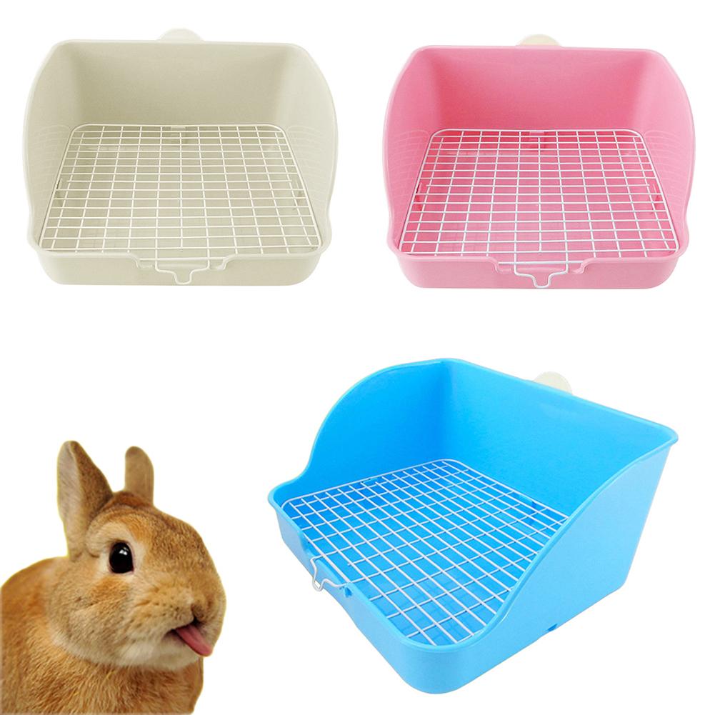 Corner Plastic Rabbit Toilet Tray Corner Plastic Rabbit Toilet Tray