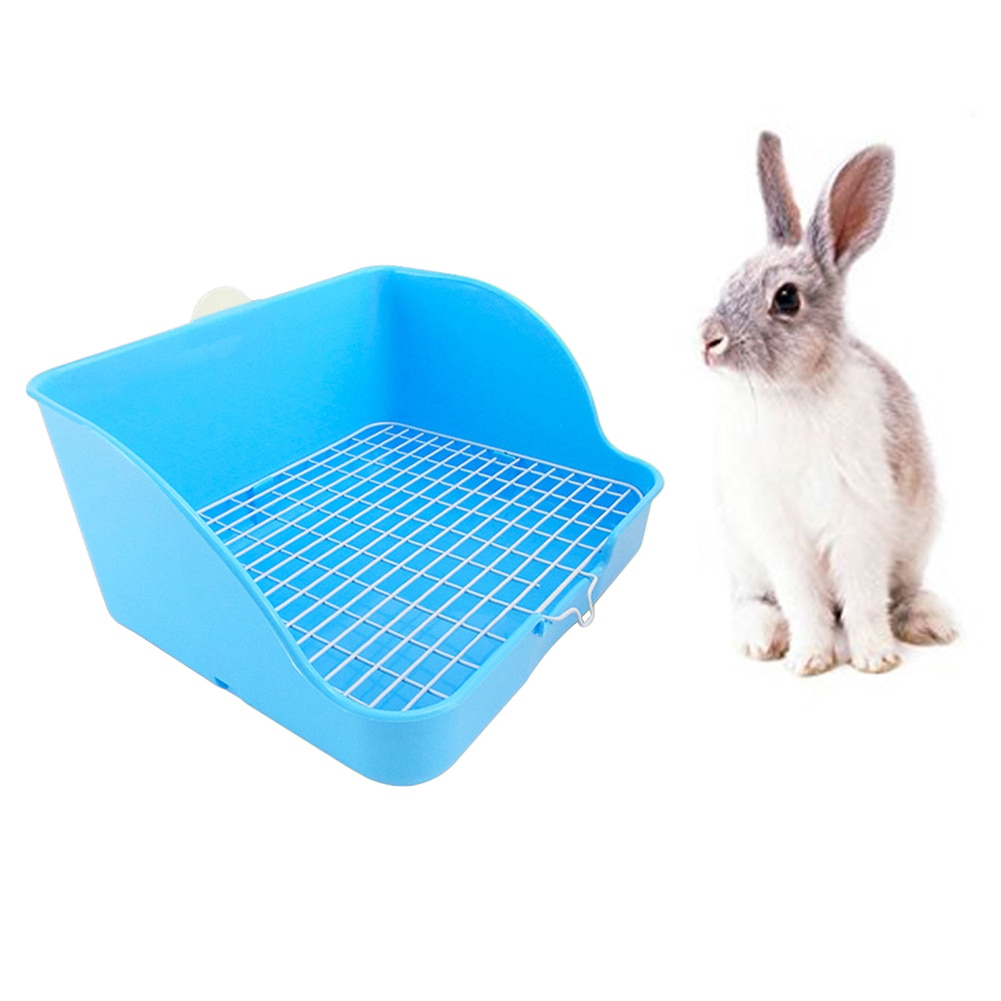 Corner Plastic Rabbit Toilet Tray Corner Plastic Rabbit Toilet Tray
