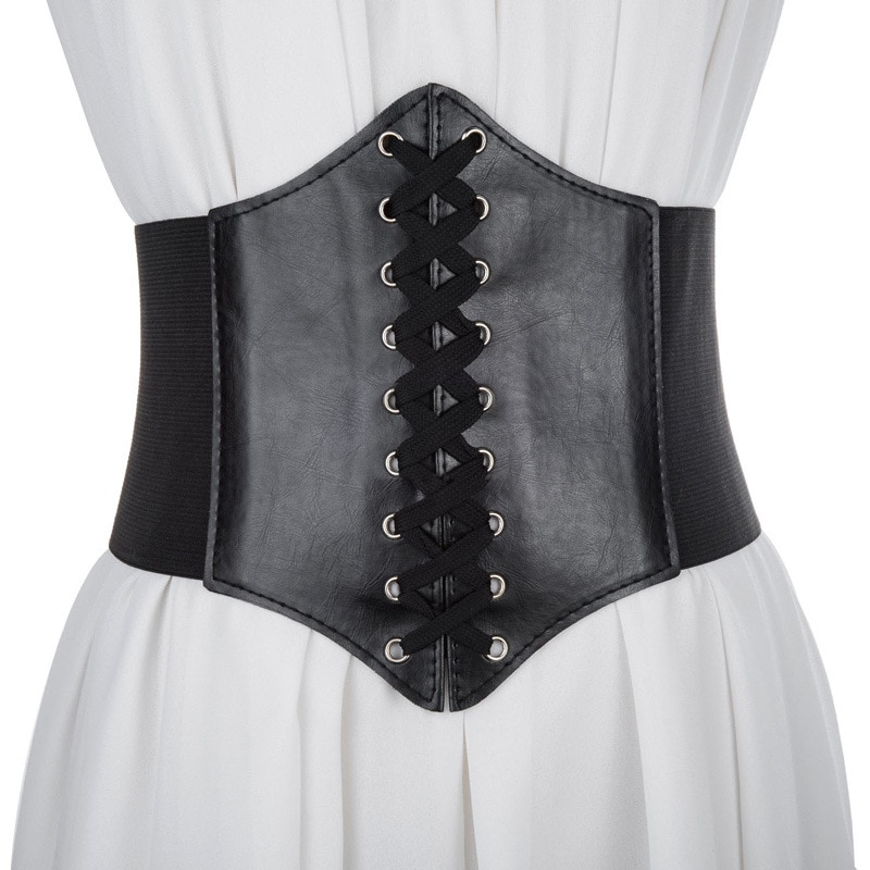 Corset Belt Stretchable Leather Accessory Corset Belt Stretchable Leather Accessory