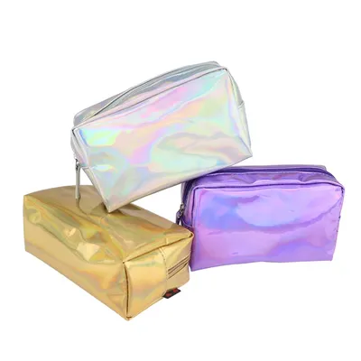Cosmetic Pouch Iridescent Makeup Bag Cosmetic Pouch Iridescent Makeup Bag